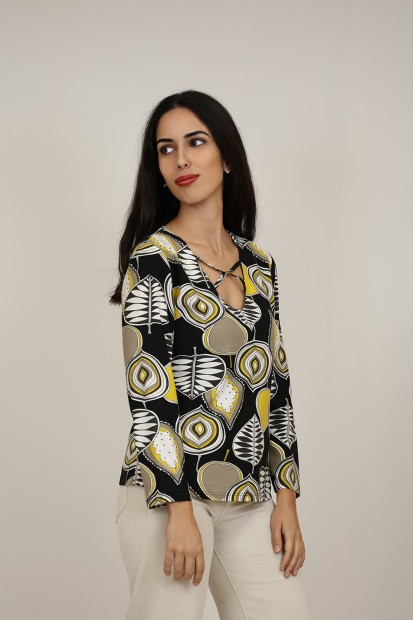 Camisetas de Punto de Mujerr| Camiseta Jacuard|  M47 modas Benidorm