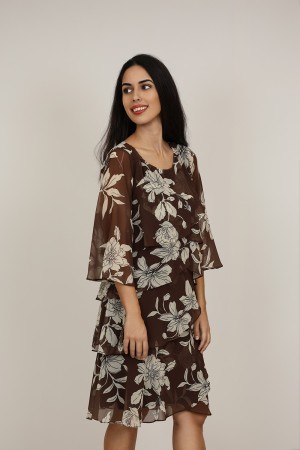 Long Midi Layers Dress | M47 Modas Benidorm