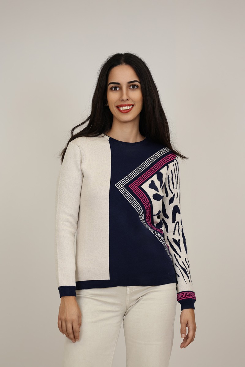Multicolored Knit Jersey| M47 Modas Benidorm Multicolored Knit Jersey| M47 Modas Benidorm