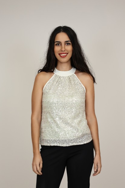 Camisetas y Tops de Fiesta| Top Lentejuelas| M47 Modas Benidorm