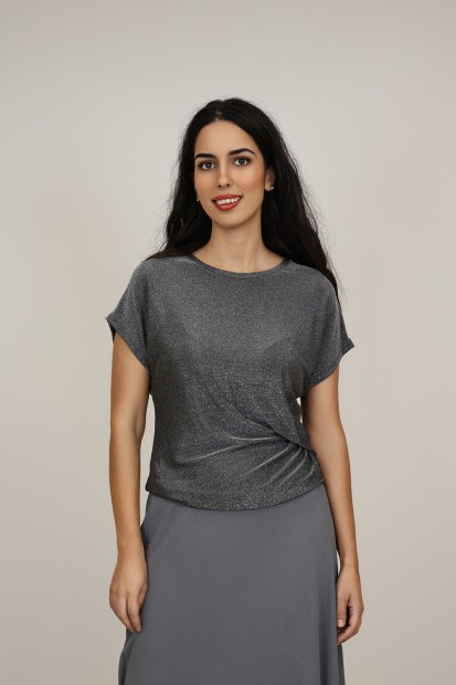 Camisetas y Tops de Fiesta| Top Metalizado| M47 Modas Benidorm