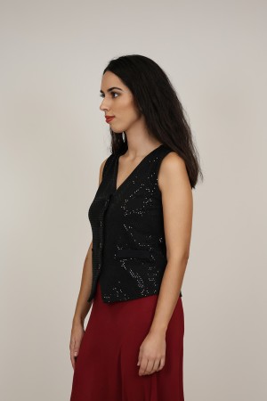 Blue Jeans Leatherette Details| M47 Modas Benidorm