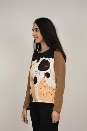 Organic Cotton Printed T-shirt| M47 Modas Benidorm