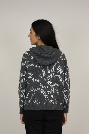 Vintage Intarsia Jacket wool-viscose| M47 Modas Benidorm