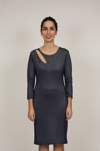 Vestidos de Fiesta| Vestido Maxi Metalizado| M47 Modas Benidorm