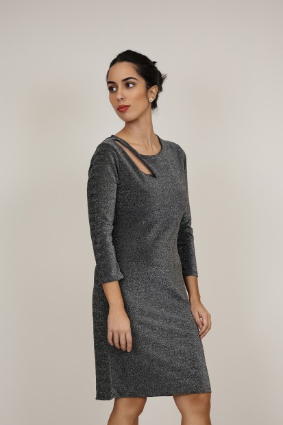 Vestidos de Fiesta| Vestido Maxi Metalizado| M47 Modas Benidorm