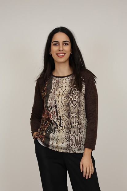 Organic Cotton Printed T-shirt| M47 Modas Benidorm