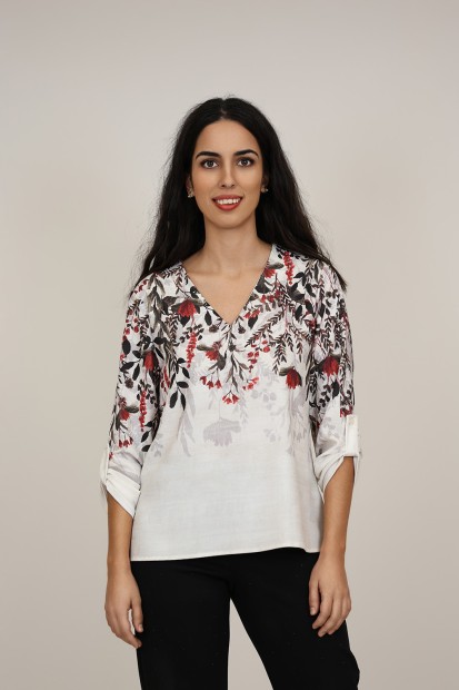 Blouse Paisley Print| M47 Modas Benidorm