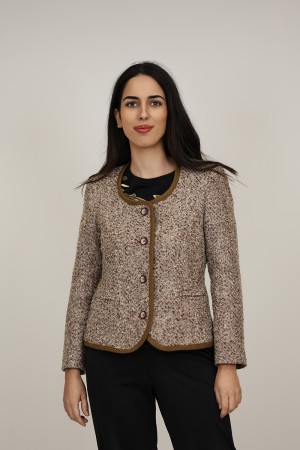 Straight-Cut Crepe Blazer| M47 Modas Benidorm