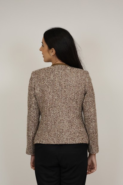 Straight-Cut Crepe Blazer| M47 Modas Benidorm