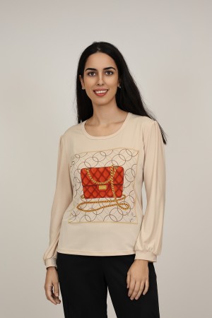 Camisetas de Punto de Mujer | Camiseta Estampada|  M47 modas Benidorm