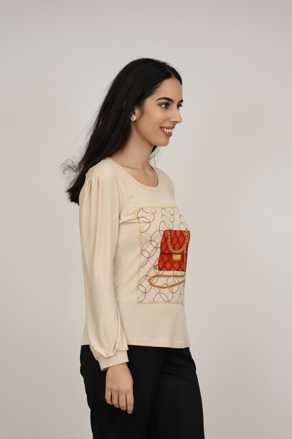 Camisetas de Punto de Mujer | Camiseta Estampada|  M47 modas Benidorm