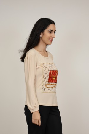 Camisetas de Punto de Mujer | Camiseta Estampada|  M47 modas Benidorm