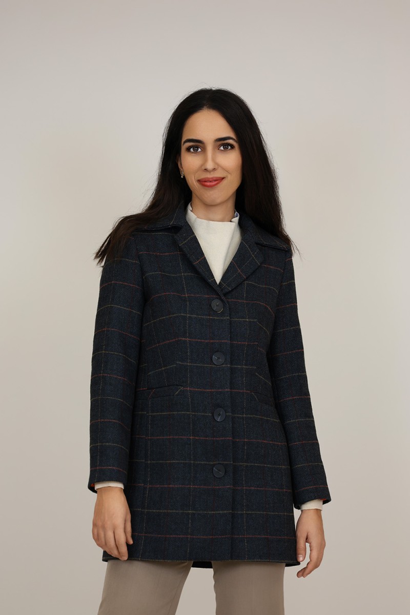 Abrigo Corto de Mujer| Abrigo tweed| M47 Modas Benidorm