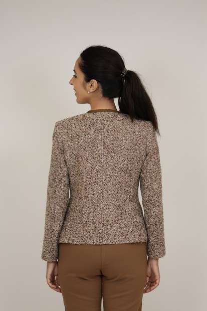 Straight-Cut Crepe Blazer| M47 Modas Benidorm