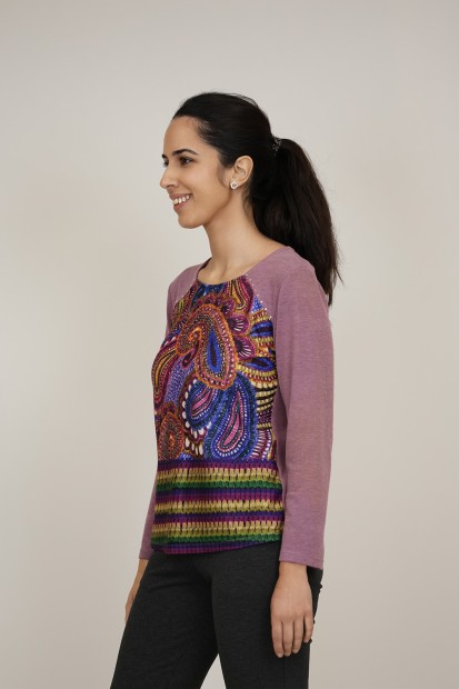 Organic Cotton Printed T-shirt| M47 Modas Benidorm