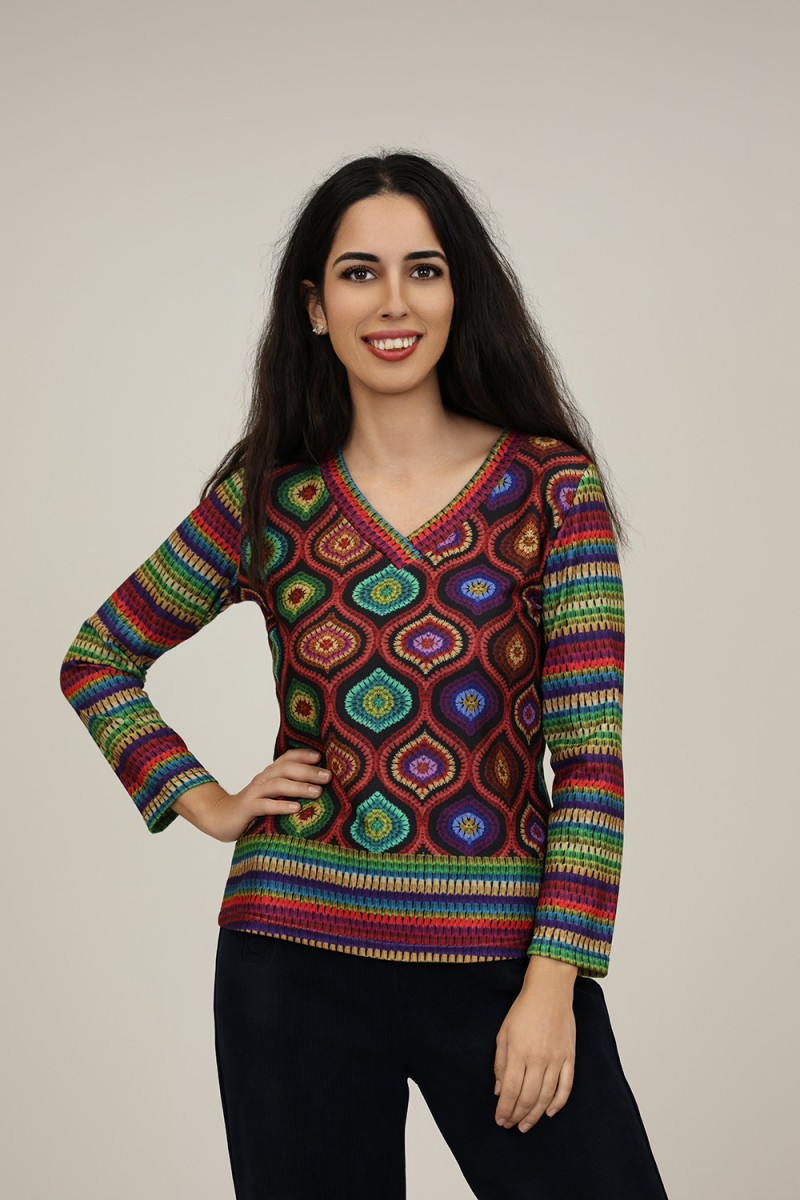 Organic Cotton Printed T-shirt| M47 Modas Benidorm