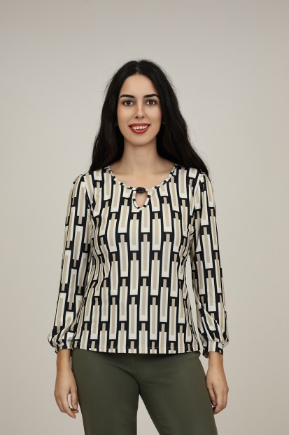 Positional Print Jeans Twinset| M47 Modas Benidorm