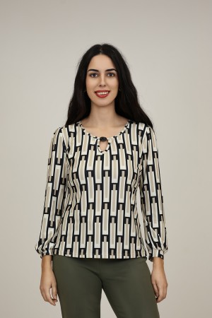 Positional Print Jeans Twinset| M47 Modas Benidorm