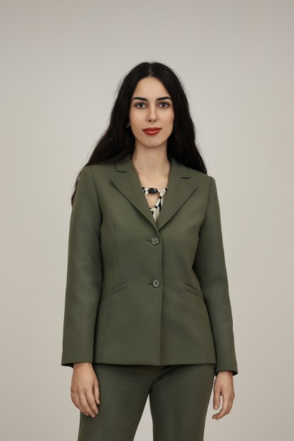 Straight-Cut Crepe Blazer| M47 Modas Benidorm