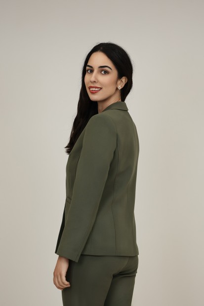 Straight-Cut Crepe Blazer| M47 Modas Benidorm