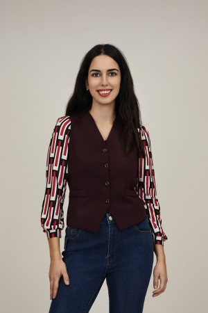 Blue Jeans Leatherette Details| M47 Modas Benidorm