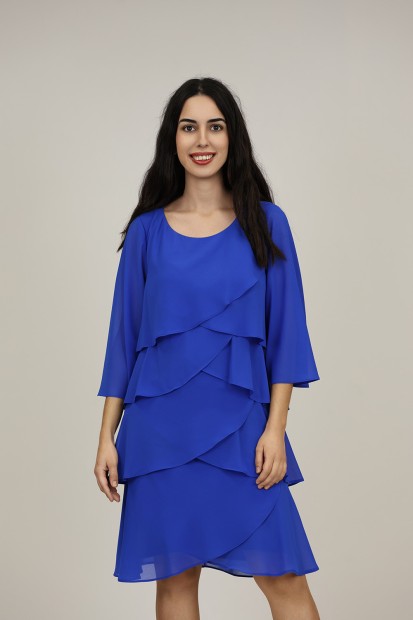 Long Midi Layers Dress | M47 Modas Benidorm