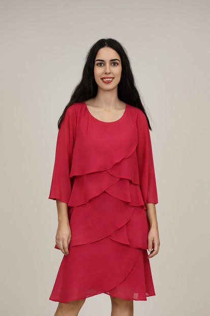 Long Midi Layers Dress | M47 Modas Benidorm