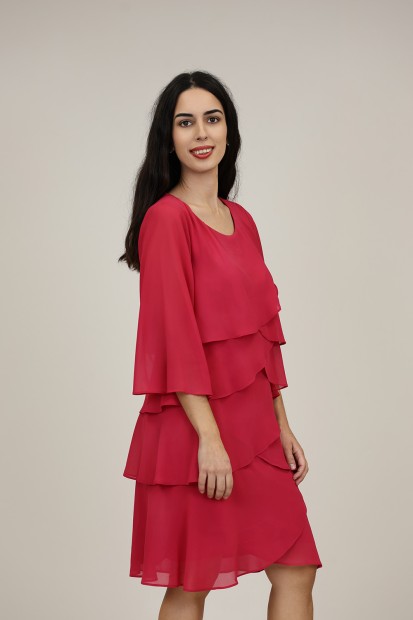 Long Midi Layers Dress | M47 Modas Benidorm