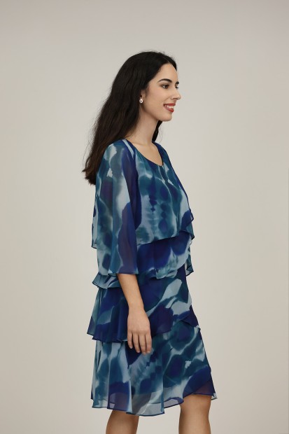 Long Midi Layers Dress | M47 Modas Benidorm