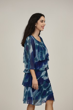 Long Midi Layers Dress | M47 Modas Benidorm