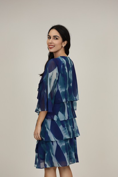 Long Midi Layers Dress | M47 Modas Benidorm