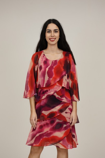 Long Midi Layers Dress | M47 Modas Benidorm