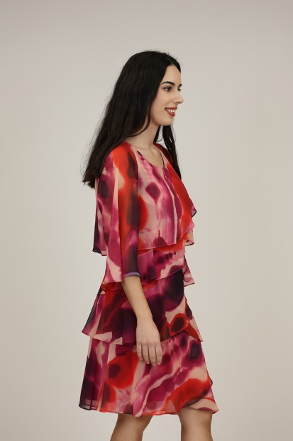 Long Midi Layers Dress | M47 Modas Benidorm