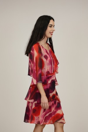 Long Midi Layers Dress | M47 Modas Benidorm