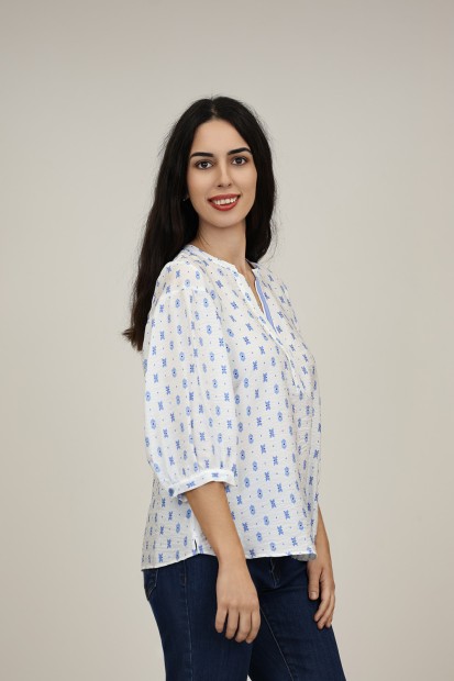 Blusa Estampada de Mujer| Blusa Viscosa ECO| M47 Modas Benidorm