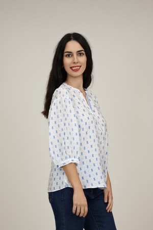 Blusa Estampada de Mujer| Blusa Viscosa ECO| M47 Modas Benidorm
