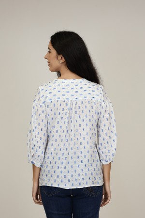 Blusa Estampada de Mujer| Blusa Viscosa ECO| M47 Modas Benidorm