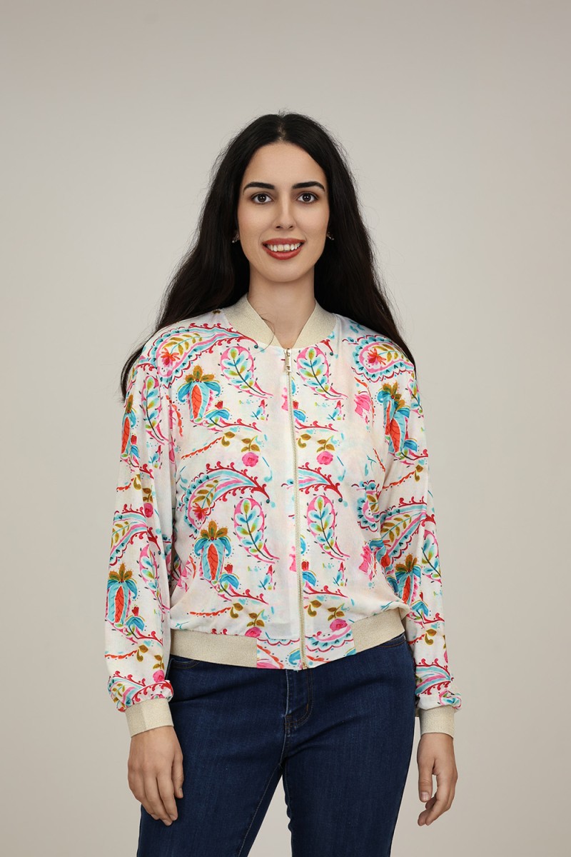 Bomber Estampada| Nueva Coleccion| M47 modas Benidorm