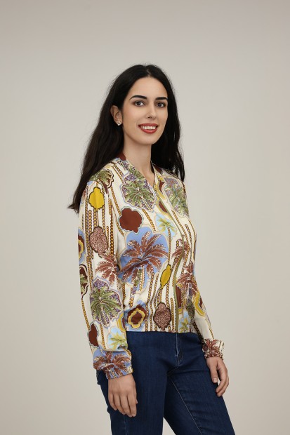 Midi Dress Flared Cut Seventies Print| M47 Modas Benidorm