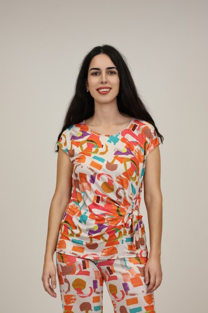 Knit Kimono Positional Print| M47 Modas Benidorm