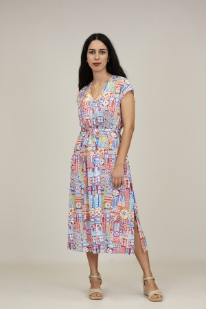 Boho Multicolored Dress| M47 Modas Benidorm