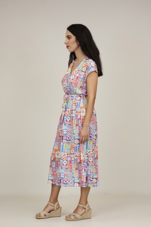 Boho Multicolored Dress| M47 Modas Benidorm
