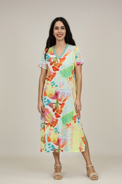 Boho Multicolored Dress| M47 Modas Benidorm