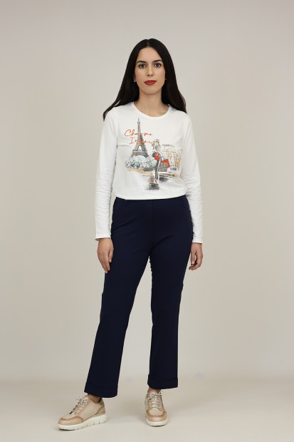 Pantalones de Mujer | Pantalon Elástico| M47 Modas Benidorm