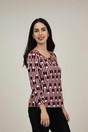 The New| Camiseta de Punto Estampada| M47 Modas Benidorm