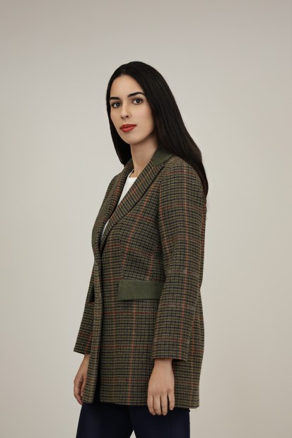 Abrigo Corto de Mujer| Abrigo tweed| M47 Modas Benidorm