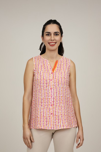 Camisa de Mujer Viscosa ECO| Blusa Fluida|  M47 Modas Benidorm