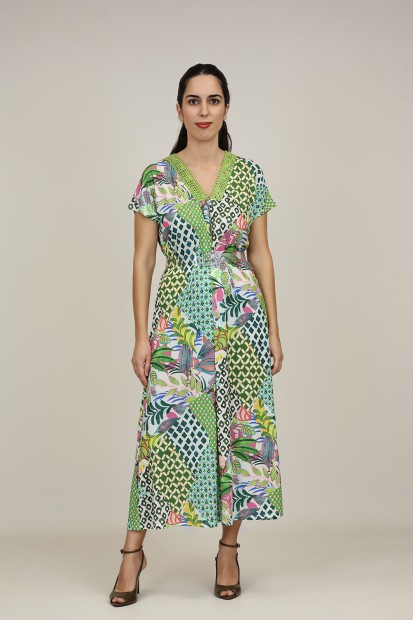 Boho Multicolored Dress| M47 Modas Benidorm