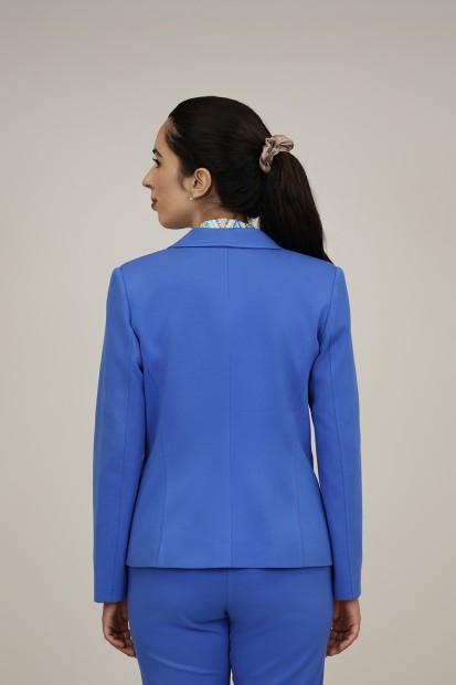 Straight-Cut Crepe Blazer| M47 Modas Benidorm